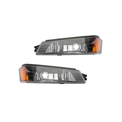 New Pair Of Turn Signal Lights Compatible With Chevrolet Avalanche 2500 15077337 Gm2521184 Gm2520184 thumbnail 3
