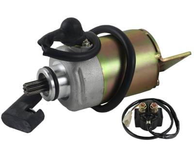 New 12V Cw Starter And Starter Realy Compatible With Polaris Atv Sawtooth 200 2007 0453778 thumbnail 4