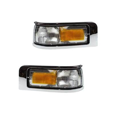 New Pair Side Marker Lights Compatible With Lincoln Town Car 95-97 Fo2551132 F5vy15a201a thumbnail 4