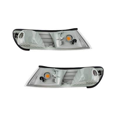 New Pair Turn Signal Lights Compatible With Mercury Grand Marquis Fo2551124 Xw3z15a201ab thumbnail 8