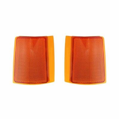 New Pair Of Side Marker Lights Compatible With Gmc K1500 K2500 Suburban Gm2551148 Gm2550148 thumbnail 3
