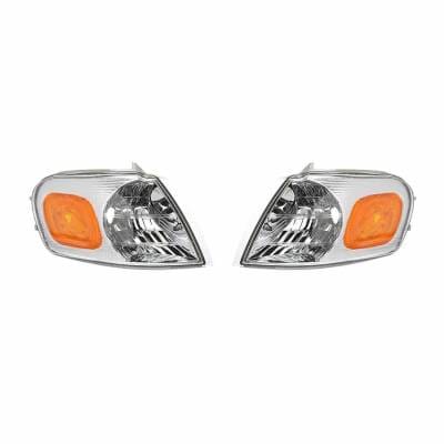 New Pair Of Turn Signal Light Compatible With Oldsmobile Silhouette 97-04 15130499 Gm2521155 thumbnail 4