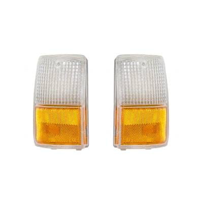 New Pair Of Side Marker Lights Compatible With Chevrolet Caprice 1987-90 5974650 Gm2551102 5974649 thumbnail 3