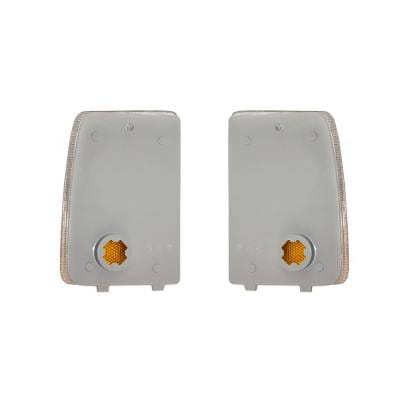 New Pair Of Side Marker Lights Compatible With Chevrolet Caprice 1987-90 5974650 Gm2551102 5974649 thumbnail 8