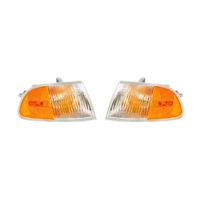 New Pair Of Turn Signal Lights Compatible With Honda Civic 1993-95 Ho2530115 33300-Sr3-A02 thumbnail 3