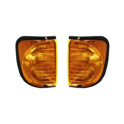 New Pair Of Side Marker Lights Compatible With Ford E-350 Super Duty 07 Fo2521176 Fo2520176 5C2z thumbnail 4