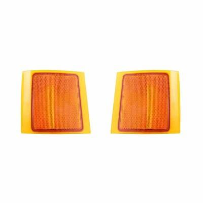 New Pair Of Side Marker Light Compatible With Chevrolet Suburban 1500 Tahoe 5977460 5977459 thumbnail 3