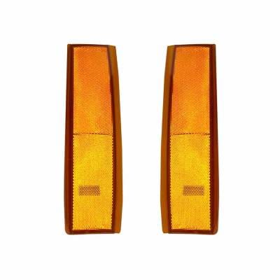 New Pair Of Side Marker Lights Compatible With Chevrolet C1500 Suburban 5975200 Gm2551141 5975199 thumbnail 2