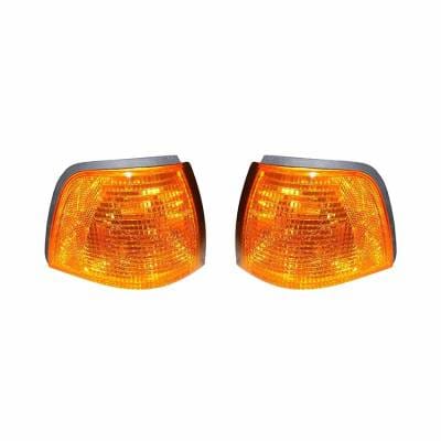 New Pair Of Turn Signal Lights Compatible With Bmw 320I 1992-1994 1995 63-13-8-353-279 63138353280 thumbnail 3