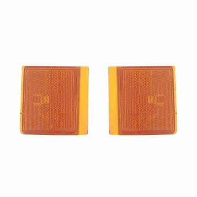 New Pair Of Side Marker Lights Compatible With Gmc C1500 C2500 Suburban 5977740 Gm2551145 5977739 thumbnail 3