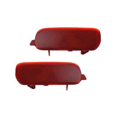 New Pair Of Reflector Lights Compatible With Honda Cr-V 2002-2004 33505-S9a-003 33555S9a003 thumbnail 4