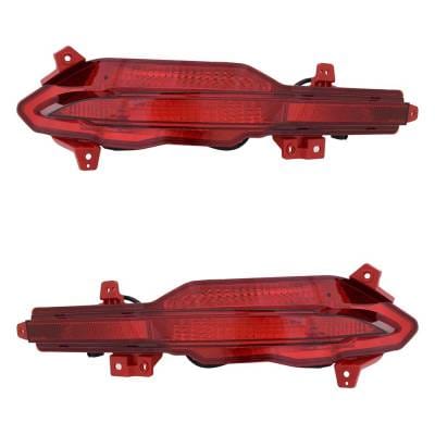 New Pair Of Daytime Running Lights Compatible With Hyundai Santa Fe 2.5L 2021 2022 2023 By Part thumbnail 4