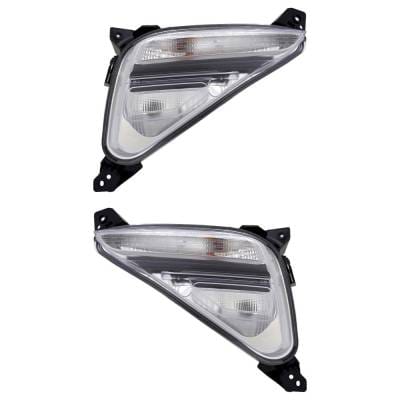 New Pair Of Daytime Running Lights Compatible With Kia Forte 1.6L 2.0L 2019 2020 2021 By Part thumbnail 2