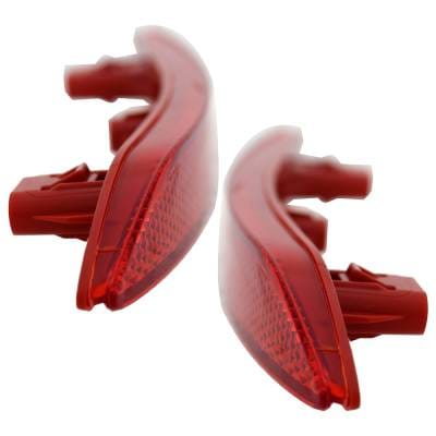New Pair Of Reflector Lights Compatible With Honda Accord Ex Hybrid Ex-L Sport Sport-L Touring Lx thumbnail 8