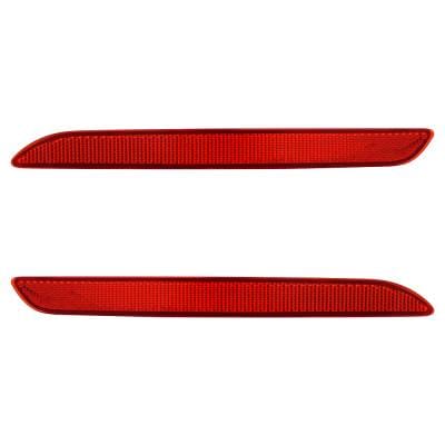 New Pair Of Reflector Lights Compatible With Honda Accord Ex Hybrid Ex-L Sport Sport-L Touring Lx thumbnail 2