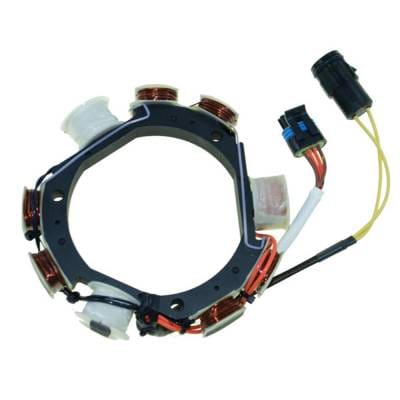 New 6 Amp Stator Coil Compatible With Johnson/Evinrude 3 Cyl 25 Hp 1999-2001 2 Cyl 3.187 Bore Looper thumbnail 2