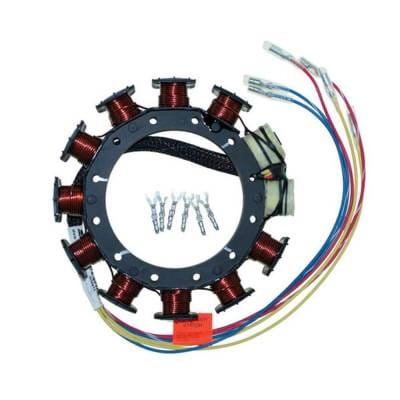 New Stator Compatible With Chrysler/Force Mariner Mercury 3 Cyl 2.992 Bore 55 Hp 3 Cyl 3.375 Bore thumbnail 2