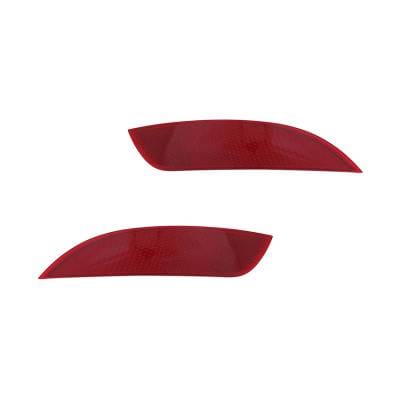 New Pair Of Reflector Lights Compatible With Ford Focus 2015-2017 F1ez-13A565-A Fo1185110 Fo1184110 thumbnail 4
