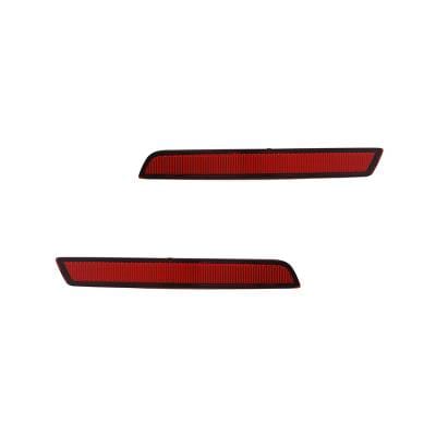 New Pair Of Reflector Lights Compatible With Chevrolet Malibu 2013 2014 By Part Numbers 20998413 thumbnail 4