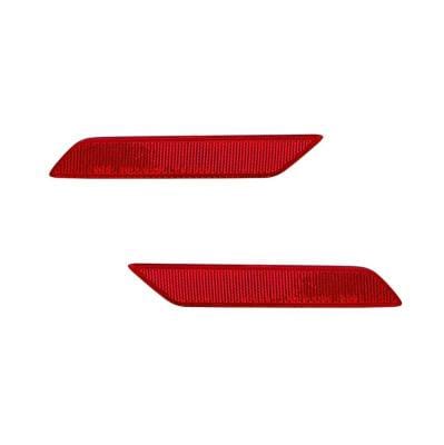 New Pair Of Reflector Lights Compatible With Honda Civic 2013-2015 Ho1184105 33505-Tr0-A51 thumbnail 4