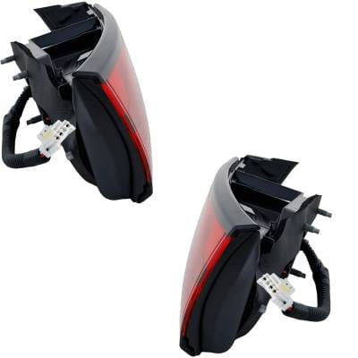 New Pair Of Inner Tail Lights Compatible With Nissan Sentra S Sr Sv Sedan 2020-2023 By Ni2803124 thumbnail 6