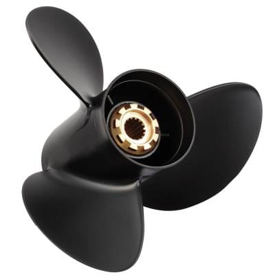 New Aluminum Propeller Compatible With Chrysler / Force 15 Spline 150 1995-1999 By 1411-140-11 31054 thumbnail 2