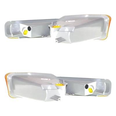 New Pair Of Daytime Running Lights Compatible With Buick Lesabre 3.8L 1997 1998 1999 By Part Numbers thumbnail 2