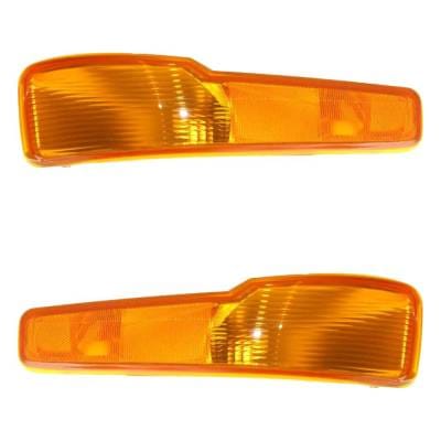 New Pair Of Daytime Running Lights Compatible With Buick Lesabre 3.8L 1997 1998 1999 By Part Numbers thumbnail 4