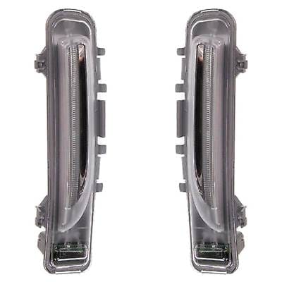 New Pair Of Daytime Running Lights Compatible With Ford Edge 2.0L 3.5L 3.7L 2011-2014 By Part thumbnail 8