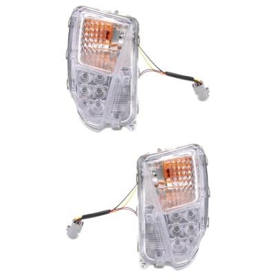 New Pair Of Daytime Running Lights Compatible With Toyota Prius Plug-In Prius 1.8L 2012-2015 By Part thumbnail 10