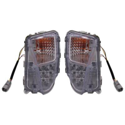 New Pair Of Daytime Running Lights Compatible With Toyota Prius Plug-In Prius 1.8L 2012-2015 By Part thumbnail 12