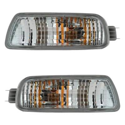 New Pair Of Daytime Running Lights Compatible With Toyota Tacoma 2.4L 2.7L 3.4L 2001-2004 By Part thumbnail 2