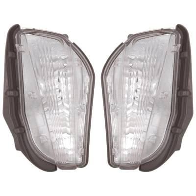 New Pair Of Daytime Running Lights Compatible With Toyota Prius V 1.8L 2012 2013 2014 By Part thumbnail 2