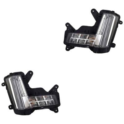 New Pair Of Turn Signal Lights Compatible With Cadillac 2014 2015 2016 2017 2018 By Part Numbers thumbnail 6