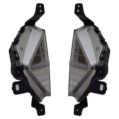 New Pair Of Daytime Running Lights Compatible With Hyundai Elantra 1.4L 1.6L 2.0L 2019 2020 By Part thumbnail 8