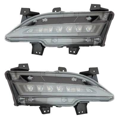 New Pair Of Daytime Running Lights Compatible With Lincoln Mkc 2015 2016 2017 2018 2019 By Part thumbnail 2