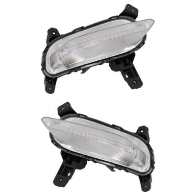 New Pair Of Daytime Running Lights Compatible With Kia Forte 1.6L 2.0L 2019 2020 2021 By Part thumbnail 2