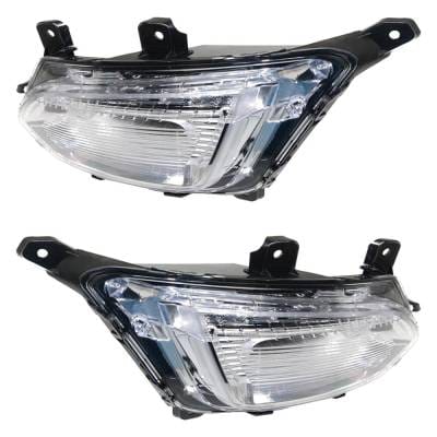 New Pair Of Daytime Running Lights Compatible With Chevrolet Equinox 2.4L 3.6L 2016 2017 By Part thumbnail 10