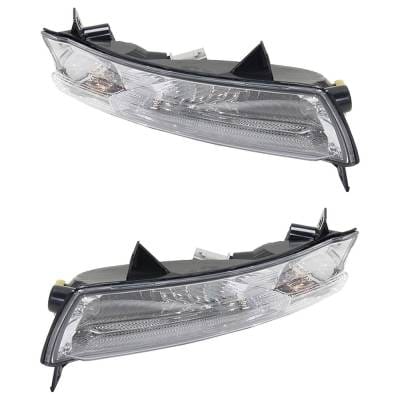 New Pair Of Daytime Running Lights Compatible With Jeep Compass 2017 2018 2019 2020 2021 By Part thumbnail 6