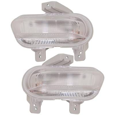 New Pair Of Front Parking Lights Compatible With Jeep Renegade Islander Sport Utility 4-Door thumbnail 2