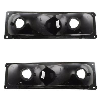 New Pair Of Daytime Running Lights Compatible With Chevrolet Gmc 1994 1995 1996 1997 1998 1999 2000 thumbnail 2