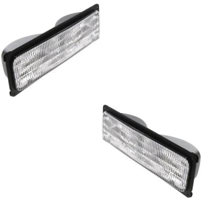 New Pair Of Daytime Running Lights Compatible With Chevrolet Gmc 1994 1995 1996 1997 1998 1999 2000 thumbnail 6