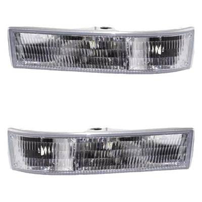 New Pair Of Daytime Running Lights Compatible With Chevrolet Gmc Astro Safari 4.3L 1995-2005 By Part thumbnail 4
