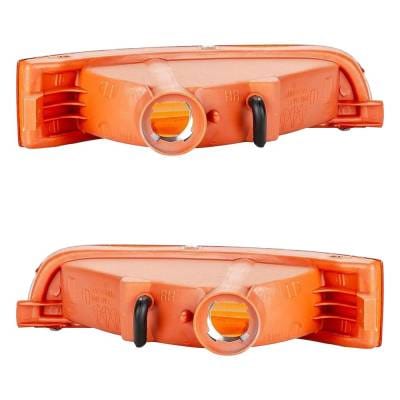New Pair Of Front Turn Signal Lights Compatible With Nissan Maxima Gxe Sedan 4-Door 1995-1999 By thumbnail 4