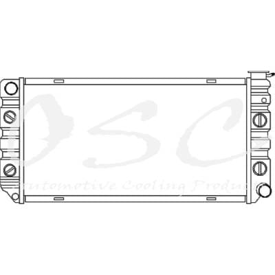 New Radiator Compatible With Part Numbers 2381 Cu1218 Cu1696 20621 20631 52457702 52458845 52461600 thumbnail 2