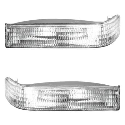 New Pair Of Daytime Running Lights Compatible With Jeep Grand Cherokee 4.0L 5.2L 5.9L 1997 1998 By thumbnail 2