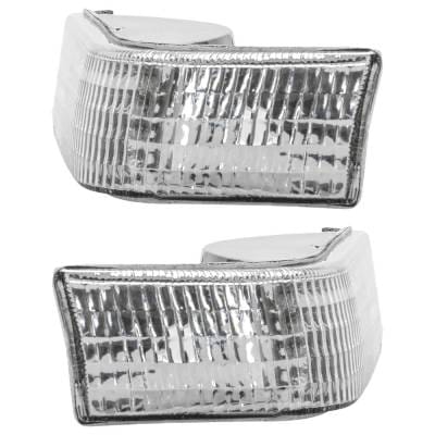 New Pair Of Daytime Running Lights Compatible With Jeep Grand Cherokee 4.0L 5.2L 5.9L 1997 1998 By thumbnail 6