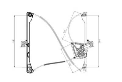 New Front Right Window Regulator Compatible With 02-07 Buick Rendezvous Gm1351172 741-593 82269 thumbnail 6