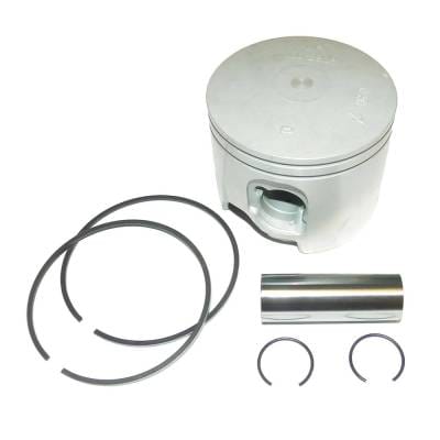 New 3.554In Piston Kit Compatible With Yamaha 150 - 200 Hp Hpdi Port .010 Bored Over 2000 2001 2002 thumbnail 2