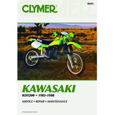 New Service Manual Compatible With Kawasaki Kdx 200Cc By M351 thumbnail 2